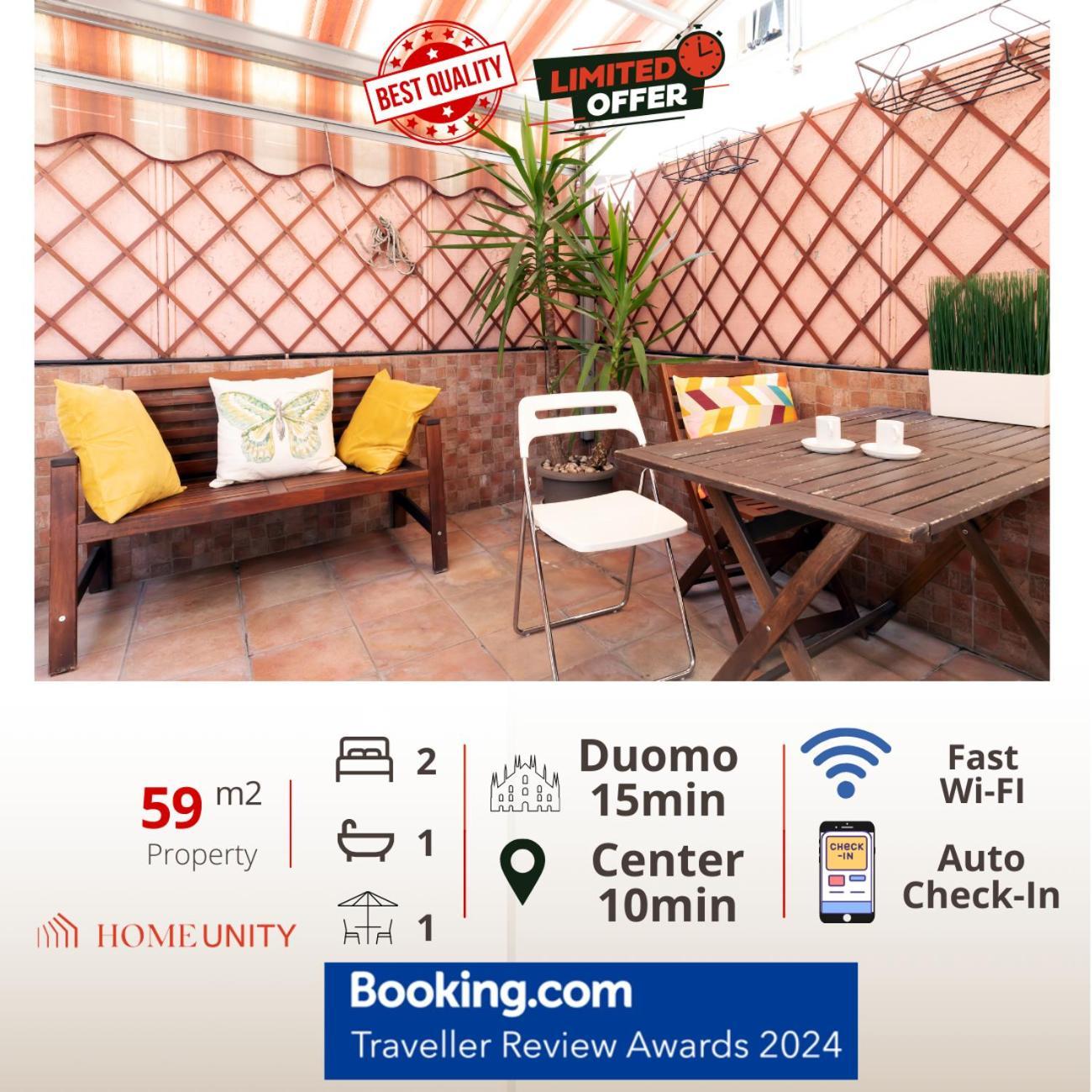 Terrace At 20 Minutes From Duomo - Homeunity Milaan Buitenkant foto